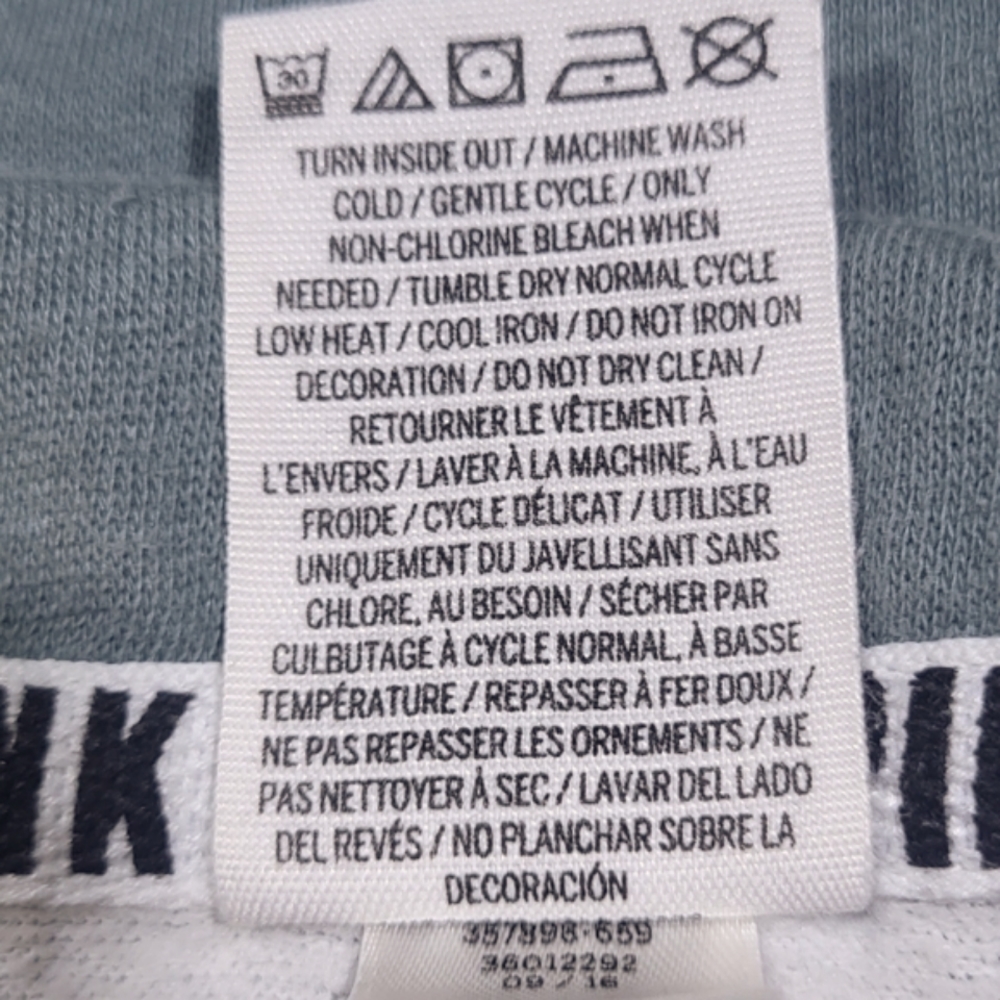 Victoria's Secret PINK 1/4 zip high collar fleece puppy dog sweatshirt pullover - Picture 8 of 10